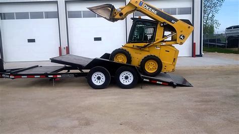 skid steer towing|best trailer for skid steer.